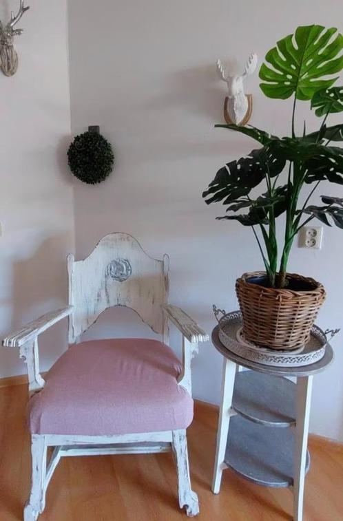 Stoel, Huis en Inrichting, Stoelen, Gebruikt, Eén, Hout, Wit, Ophalen