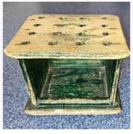 Antieke Houten Stoof 19E EEUWSE retro Meubels VOETEN STOOF, Antiek en Kunst, Ophalen of Verzenden