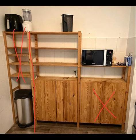 IKEA Ivar kast (onderdelen zonder rood kruis), Huis en Inrichting, Kasten | Boekenkasten, Gebruikt, 150 tot 200 cm, 200 cm of meer