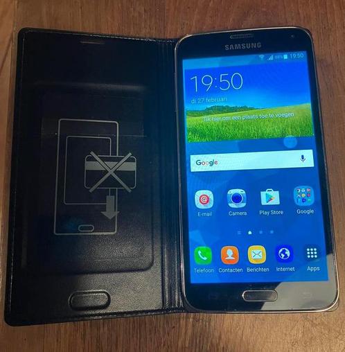 Samsung Galaxy S5 telefoon, 16 GB, Telecommunicatie, Mobiele telefoons | Samsung, Zo goed als nieuw, 16 GB, Zwart, Ophalen of Verzenden