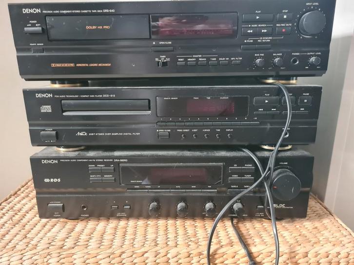 Denon Set met Mission Speakers, Audio, Tv en Foto, Stereo-sets, Gebruikt, Cassettedeck, Cd-speler, Tuner of Radio, Speakers, Denon