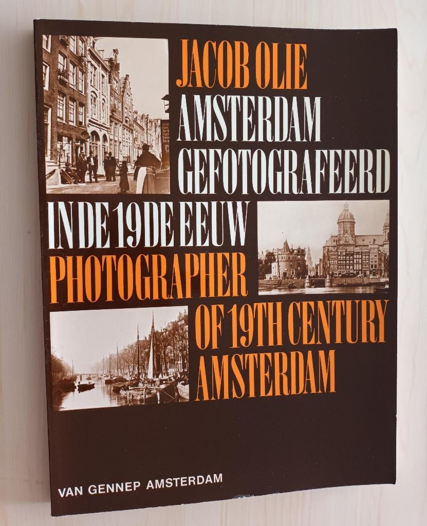 Boek Jacob O;ie Amsterdam geftografeerd in de 19e eeuw, Ophalen of Verzenden, Gelezen