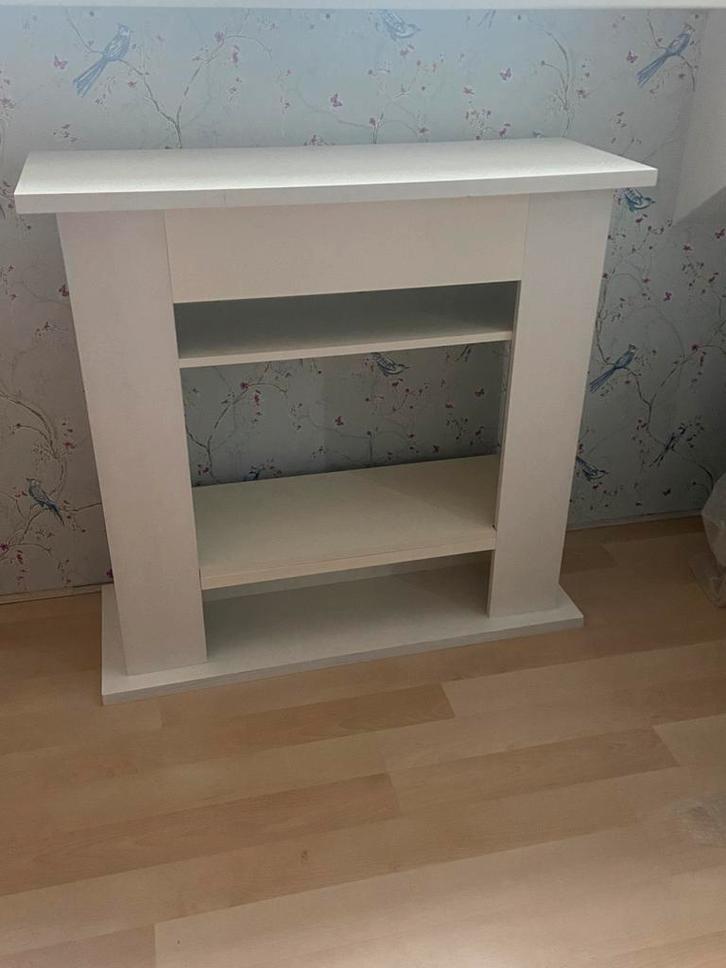 Open haard ombouw wit, Huis en Inrichting, Haarden, Zo goed als nieuw, Overige soorten, Ophalen