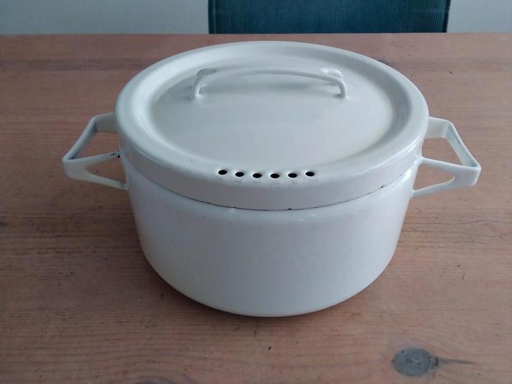 Finel Arabia Finland Seppo Malat emaille pan, Huis en Inrichting, Keuken | Potten en Pannen, Gebruikt, Koekenpan of Braadpan, Overige materialen