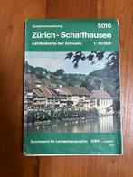 Zürich Scaffhausen stafkaart, Ophalen, 1800 tot 2000, Nederland, Landkaart