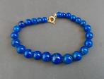Lapis Lazuli Halfedelstenen Armband., Overige materialen, Blauw, Nieuw, Ophalen of Verzenden