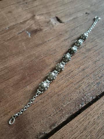Zilveren armband 129 Zeeuwse knop 19cm beschikbaar voor biedingen