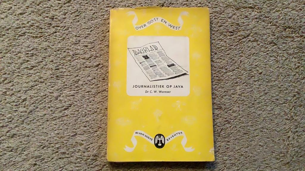 Journalistiek op Java, Dr. C.W. Wormser. Serie: Over Oost en, Boeken, Ophalen of Verzenden, Zo goed als nieuw, Dr. C. W. Wormser
