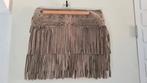 Supergave boho suède fringe rok van Costes maat L, Bruin, Maat 42/44 (L), Nieuw, Ophalen of Verzenden
