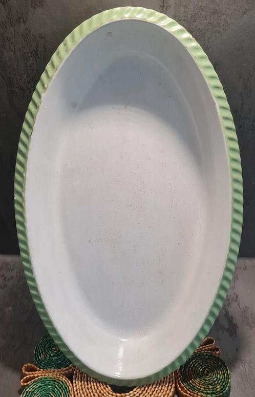 Vintage gietijzeren geëmailleerde schaaltjes gemerkt, Antiek en Kunst, Antiek | Servies los, Ophalen of Verzenden