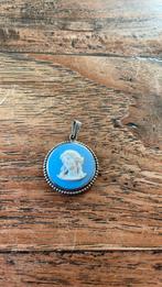 Wedgewood zilver aphrodite cameo blue hangerte, Ophalen of Verzenden, Zo goed als nieuw, Blauw, Zilver