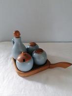 goedewaagen - pottery huizen plateel peper-zout-mosterd-oil, Antiek en Kunst, Verzenden