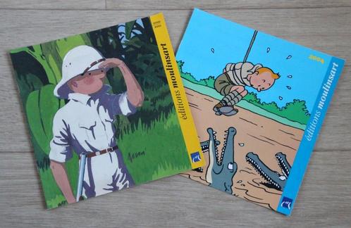 2 catalogussen van Moulinsart Kuifje 2000  en 2004, Verzamelen, Stripfiguren, Zo goed als nieuw, Beeldje of Figuurtje, Kuifje