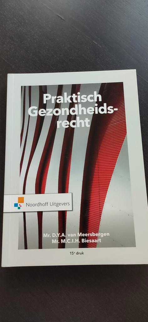 Boek Praktisch Gezondheidsrecht, Boeken, Studieboeken en Cursussen, Zo goed als nieuw, HBO, Beta, Ophalen of Verzenden