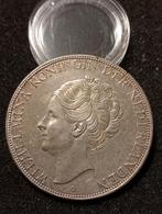 Rijksdaalder 1932 Grof Haar UNC-, Postzegels en Munten, Munten | Nederland, Zilver, Ophalen of Verzenden, Koningin Wilhelmina