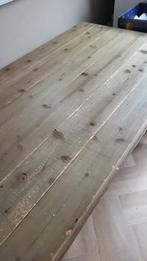 Te koop kleine witte keuken eettafel met houtenblad xenos, Ophalen, Rechthoekig, 100 tot 150 cm, 50 tot 100 cm