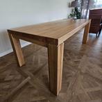 Blank eiken tafel 200x100cm, Huis en Inrichting, Tafels | Eettafels, Ophalen, Gebruikt, Eikenhout, 200 cm of meer