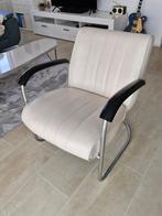 Bel Air Loungestoel LC01lTD Off White, Huis en Inrichting, Fauteuils, Ophalen, 75 tot 100 cm, Zo goed als nieuw, Metaal