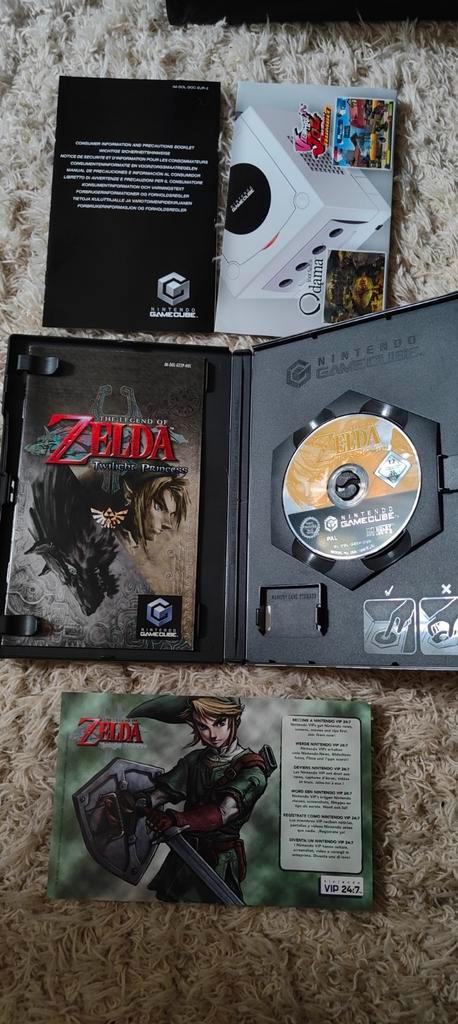 Zelda Twilight Princess Gamecube - Compleet!, Spelcomputers en Games, Games | Nintendo GameCube, Zo goed als nieuw, Avontuur en Actie
