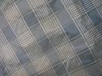 Silk Jacquard van Armani / beige-grijs-blauw --100 % zijde, Blauw, 120 cm of meer, Ophalen of Verzenden, Satijn of Zijde