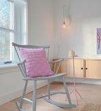 Nieuwstaat FDB Möbler schommelstoel stoel grijs, Ophalen, Scandinavisch design, Nieuw, Hout