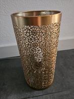 Oosterse tafellamp - goudkleurig metaal, Huis en Inrichting, Lampen | Vloerlampen, Ophalen, Zo goed als nieuw, Metaal, Minder dan 100 cm