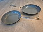 Greenpan koekenpan 28 cm, Ophalen of Verzenden, Gebruikt, Koekenpan of Braadpan, Keramische plaat