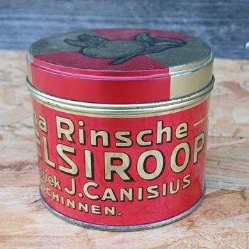 Vintage blik Rinse appelsiroop (appelstroop) beschikbaar voor biedingen