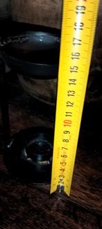 Gietijzeren kandelaar geurbrander geur brander oliebrander 1, ., Zwart, Ophalen of Verzenden, Zo goed als nieuw