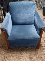 Grange blauwe fauteuils - set of los, Huis en Inrichting, Ophalen, Gebruikt, Klassiek, 75 tot 100 cm