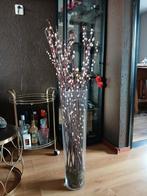 Glazen vaas met katjes, Huis en Inrichting, Woonaccessoires | Vazen, Ophalen, Gebruikt, Overige kleuren, Glas