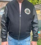 Varsity baseball jas echt lederen mouwen!!! USA, Ophalen of Verzenden, Zo goed als nieuw, Maat 56/58 (XL), Zwart