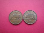 Ierland setje munten ½ Penny 1965 / 1966., Setje, Overige landen, Verzenden