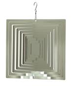 Tuindecoratie 3D spinner Mirror vierkant 30cm, Ophalen of Verzenden, Nieuw