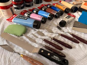 Professioneel Schilderspakket Expert Verf & 7 Canvassen beschikbaar voor biedingen