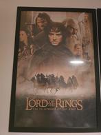 Lord of the Rings Poster met Lijst, 50 tot 75 cm, Ophalen of Verzenden, Zo goed als nieuw, Foto of Poster