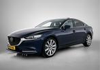 Mazda 6 2.0 SkyActiv-G 165 Luxury | Dealer onderhouden | Sch, 4 cilinders, Blauw, Bedrijf, 165 pk