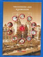 Themamapje 3 200 jaar Rijksmuseum - 2000, Postzegels en Munten, Postzegels | Nederland, Verzenden, Na 1940, Postfris