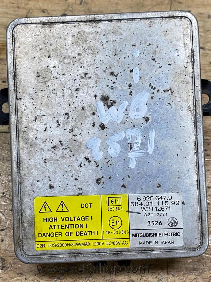 XENON STARTER MODULE BMW E46 OE 6925647, Auto-onderdelen, Verlichting, BMW, Gebruikt, Ophalen of Verzenden