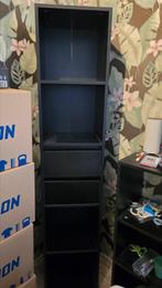 Smalle boekenkast zwart, Huis en Inrichting, Ophalen, Minder dan 50 cm, Zo goed als nieuw, 150 tot 200 cm