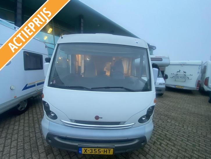 Bürstner I660 Elegance Familiecamper 4 pers, Caravans en Kamperen, Campers, Bedrijf, tot en met 4, Integraal, Bürstner, Fiat, Diesel