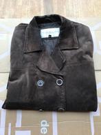 Vintage Sutherland dames suede/leren jas, maat 36, bruin, Sutherland, Bruin, Ophalen of Verzenden, Maat 36 (S)