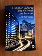 Haentjens - European Banking and Financial Law Statutes, Ophalen of Verzenden, WO