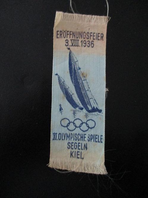3e Rijk - kleine boekenlegger Olympische Spelen 1936 Kiel, Verzamelen, Militaria | Tweede Wereldoorlog, Landmacht, Boek of Tijdschrift