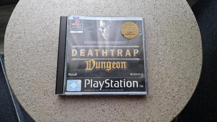 Deathtrap Dungeon (Playstation 1), Spelcomputers en Games, Games | Sony PlayStation 1, Gebruikt, Role Playing Game (Rpg), 1 speler