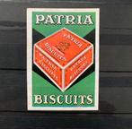 Sluitzegel Patria Biscuits, Verzenden, Na 1940, Gestempeld