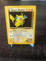 Lt. Surge's Pikachu - Gym Heroes (81/132), Hobby en Vrije tijd, Verzamelkaartspellen | Pokémon, Ophalen of Verzenden, Gebruikt
