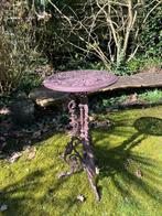 Gietijzeren tafeltje, tuintafeltje, plantentafel, Huis en Inrichting, Tafels | Bijzettafels, Ophalen, Minder dan 55 cm, Metaal of Aluminium