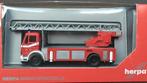 Mercedes Benz NG Feuerwehr ladderwagen 1:87 Herpa Pol, Verzenden, Trucks@herpa.de, Nieuw, Bus of Vrachtwagen