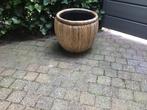 Mooie rotan bloemen mand, Ophalen, Gebruikt, Rond, Minder dan 60 cm